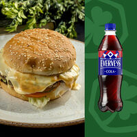 Чизбургер и Evervess Кола 0,5 в Моррис