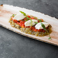 Баклажаны запеченные с кнелями в Дюшес