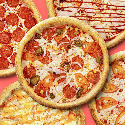 Сет на компанию из 5 пицц в Додома по цене 4785 ₽