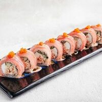 Ролл с крабом и тунцом в соусе понзу в Ume