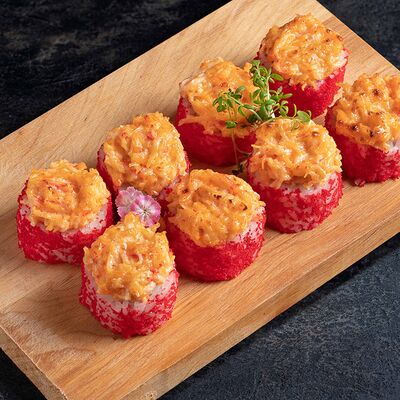 Запечённый ролл Горячий краб в Вкусно Суши по цене 600