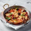 Креветки Aglio e olio с томатами в Рыба моя по цене 1550