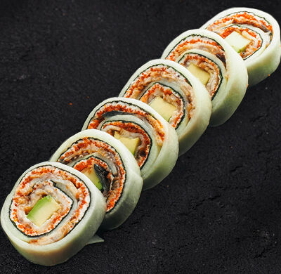 Грин ролл с угрем в Mojo по цене 620