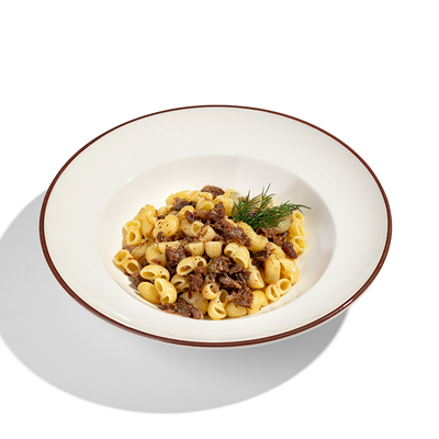 Макароны по-флотски в Здрасте по цене 850 ₽