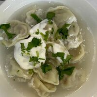 Пельмени домашние Лепим сами с бульоном в Шашлык & Лаваш