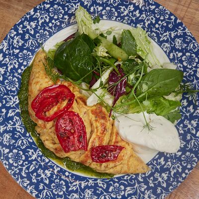 Авторский завтрак Итальянские страсти с омлетом в Кофейня Горошек по цене 700 ₽