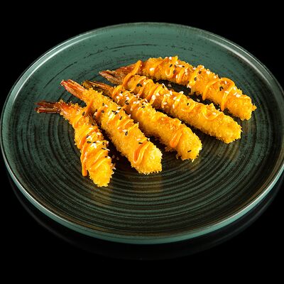 Креветки с соусом том ям в Вкус и лосось по цене 560