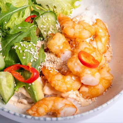 Поке с креветками в Lilian's cafe по цене 780 ₽