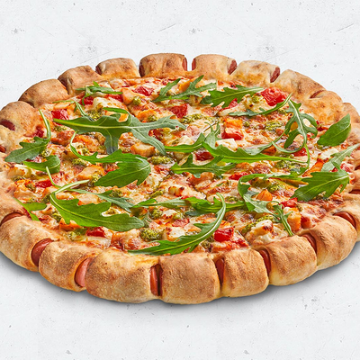 Пицца Цыпленок песто Хот-дог борт в Pizza HeartPizza Hut по цене 1028