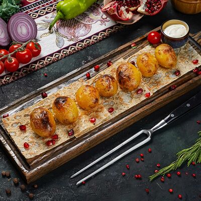 Молодой картофель на углях в Мясье Шашлык по цене 479 ₽