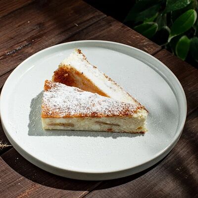 Запеканка творожная с бананом в Грин по цене 240 ₽