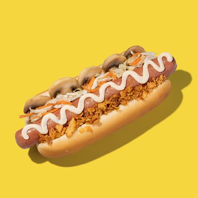 Грибной дог в Grillz hot dog по цене 389 ₽