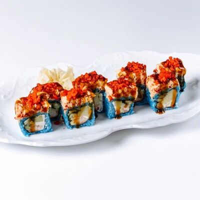 Ролл с креветкой темпура в Dodici Seafood по цене 1140 ₽