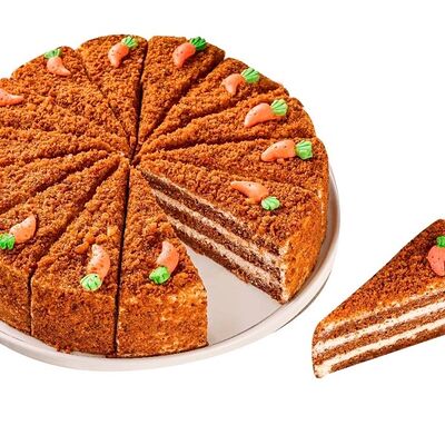 Торт морковный в Crazy Brothers по цене 330 ₽