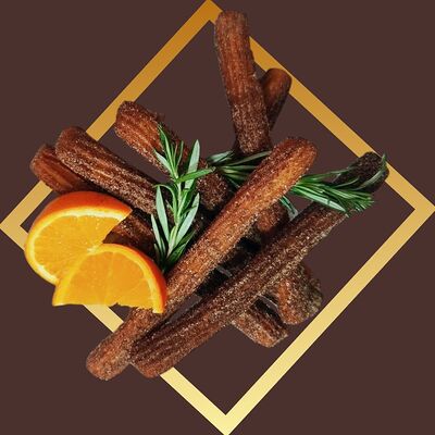 Чуррос Classical с сахаром и корицей и топингами: шоколад и карамель в Churreria Comida Mexicana по цене 18 р.