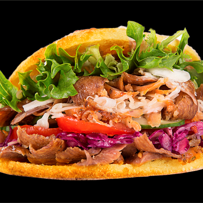 Сырная шаурма в тандырной лепешке в Shef Doner по цене 350 ₽