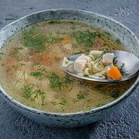 Суп куриный с макарончиками в VASILCHUKI Chaihona №1