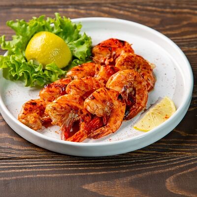 Креветки на огне в оригинальном маринаде в Кабанья по цене 1200 ₽
