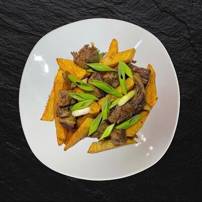 Картошка с индейкойв Кафе нут по цене 420 ₽