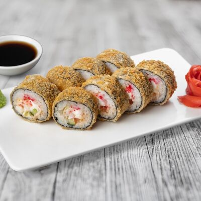 Горячий ролл Темпура Экшн в Окинава Гурмэ по цене 799 ₽