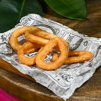 Кольца кальмара в кляре в Контейнер