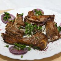 Шашлык из баранины в Кафе шаверма