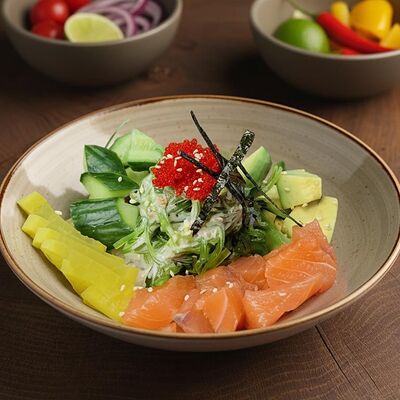 Поке с лососемв Гараж по цене 948 ₽