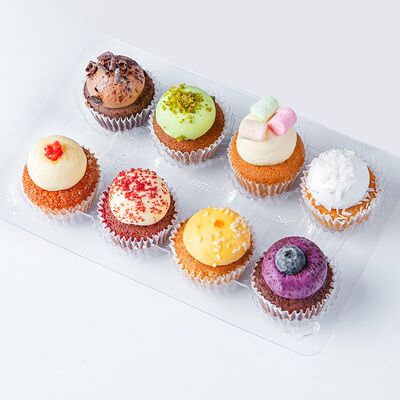 Сет из 8 мини-капкейков в Udcкафе Upside Down Cake по цене 820 ₽