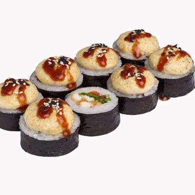 Запеченный Цезарь ролл в Pizza BonTon по цене 375 ₽