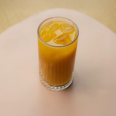 Лимонад манго-грейпфрут в Романовская пекарня по цене 450 ₽