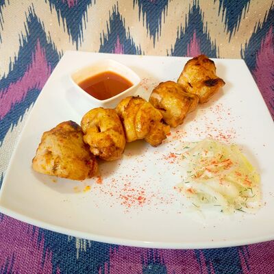 Шашлык из курицы в Ферганский дворик по цене 550 ₽