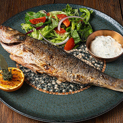 Сибас на гриле в Курагадиван по цене 990