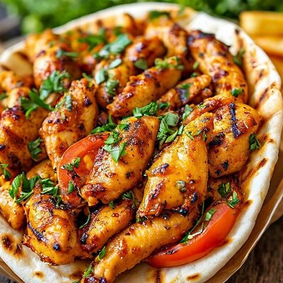 Гиро с курицей в Рай вкуса по цене 320 ₽