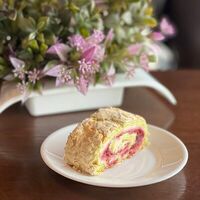 Рулет бисквитно творожный в Компот