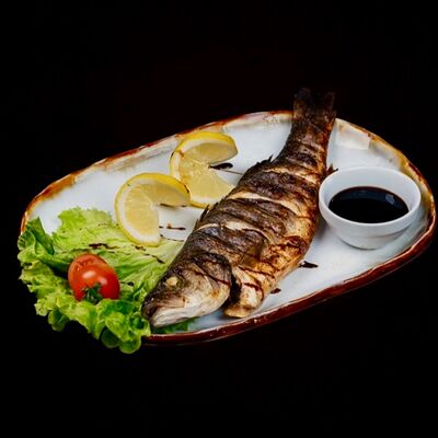 Сибас на углях в Леон по цене 1100 ₽