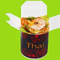 Креветки с лапшой Харусаме и овощами и имбирным соусом в Tasty Thai