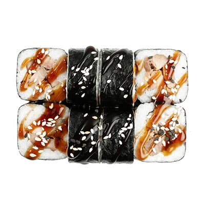 Ролл с угрем в Инь-Янь по цене 287 ₽