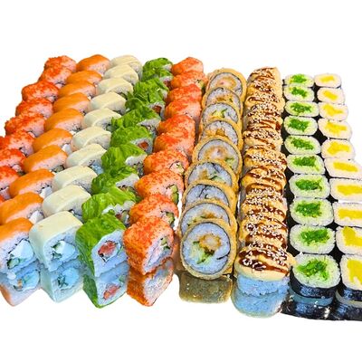 Сет 90 и пицца Маргарита в Sushi n Roll по цене 13490 ₸
