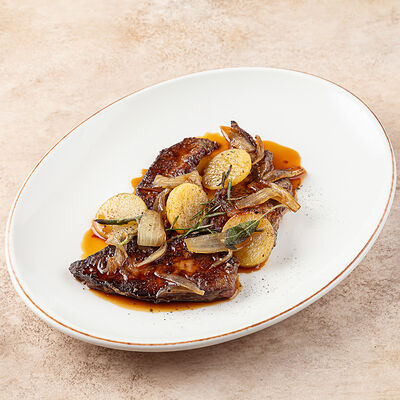 Печень по-венециански в Траттория Минисыроварня по цене 850 ₽