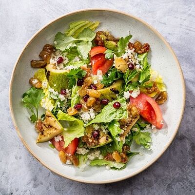 Салат с кус-кусом, кабачком и томатами в Дом Нино по цене 410