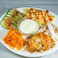 Шаурма арабская открытая в Дубай