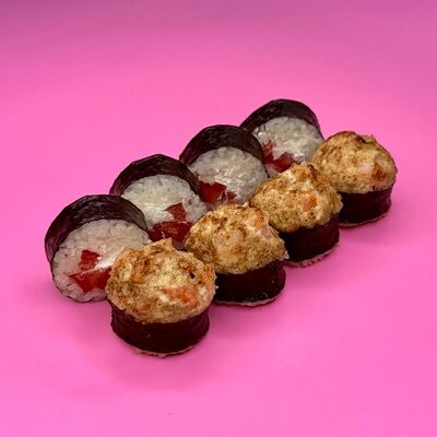 Запеченый ролл с креветкой в Хочу суши по цене 499 ₽