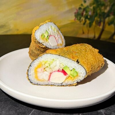 Сэндвич-ролл с Крабом и Креветкой в Bigrolls по цене 479 ₽