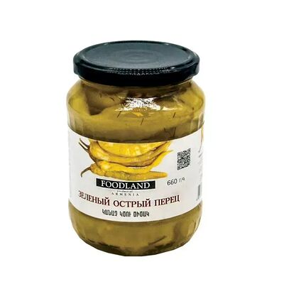 Зеленый острый перец Foodland в Шашлык-Машлык по цене 365 ₽