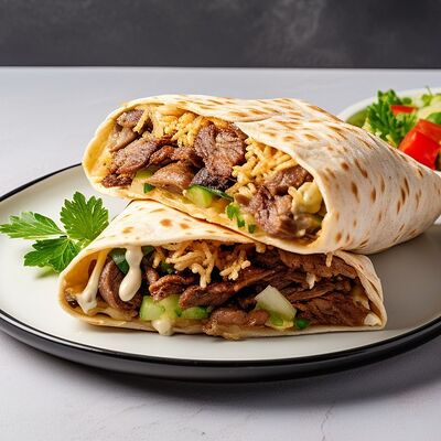 Шаурма Сырное удовольствие в Grand кафе по цене 382 ₽