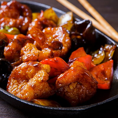 Тигровые креветки в слабоостром соусе в Чайна Тун по цене 350