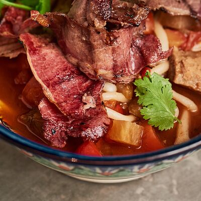 Лагман с пастрами в Полтора тигра по цене 550