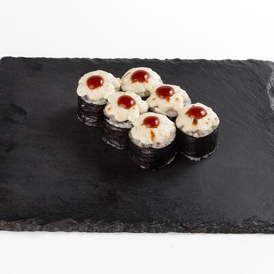 Ролл запеченный с креветкой в Underground Sushi City по цене 420 ₽