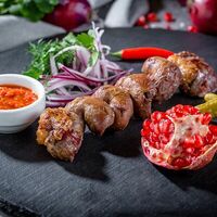 Бараньи почки в Арт-кафе Победа
