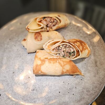 Блины с фаршем в I Want Coffee & Food по цене 490 ₽